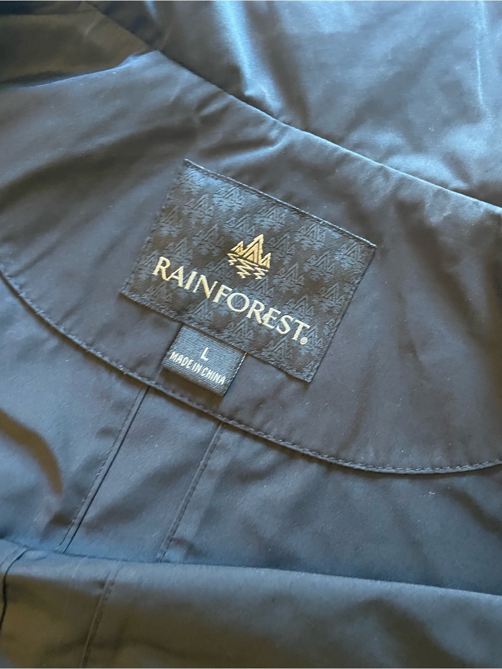 RAINFOREST Black Ruffle-Front Trench Coat - Picture 4 of 6